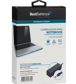 Fonte para note samsung 19v 40w 2.1A Samsung