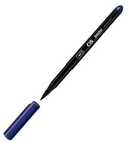 Caneta multifuncional brush lilas escuro para pincel aquarelavel Cis