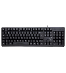 Teclado usb universitário preto MaxPrint