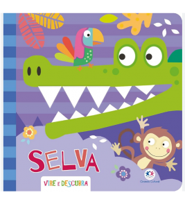 Livro vire e descubra selva Ciranda Cultural