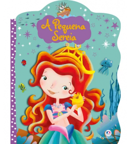 Livro história a pequena sereia 16 páginas Ciranda Cultural