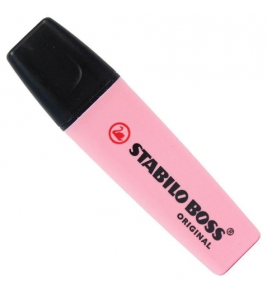 Marcador de texto boss rosa pastel Stabilo