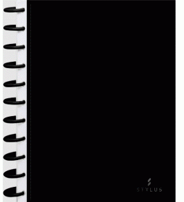 Caderno kitdisc 1/4 80 folhas stylus Kit