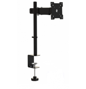 Suporte para monitor bi-articulado 180 b. para mesa preto Brasforma