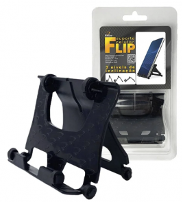 Suporte para celular flip preto Reliza