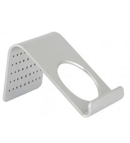 Suporte para celular e tablet prime metálico prata fosco Maxcril/Waleu