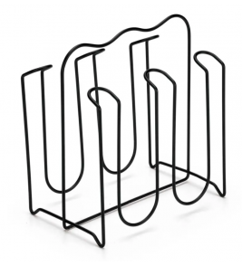 Suporte para copos aramado preto com 6 espaços new life Arthi