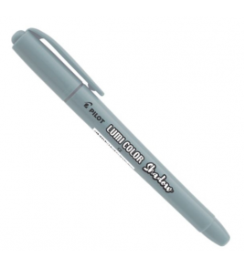 Marcador de texto lumi color cinza shadow Pilot