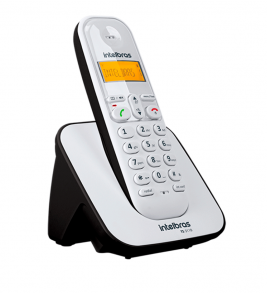 Telefone sem fio ts3110 1.9ghz preto e branco Intelbras
