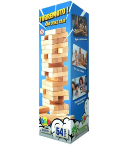 Caiu perdeu terremoto 54 peças mdf Ggb Plast