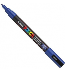 Marcador multiuso posca pc-3m azul profissional Uni-Ball