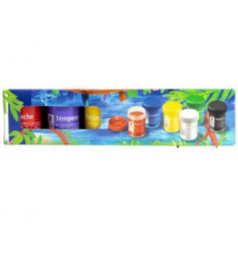 Tinta guache tempera com 12 cores 20ml Staedtler