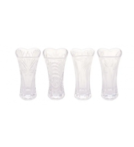 Vaso tulipa 8x8818cm sortido transparente Lyor