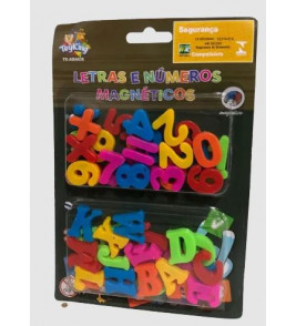 Brinquedos educativo letras e números magnéticos Toy King