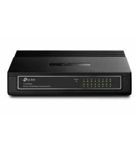 Switch 16 portas 10/100 mbp sf1016d preto Tp-Link