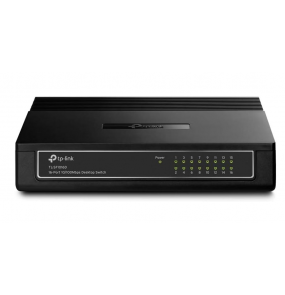 Switch 16 portas 10/100 mbp sf1016d preto Tp-Link