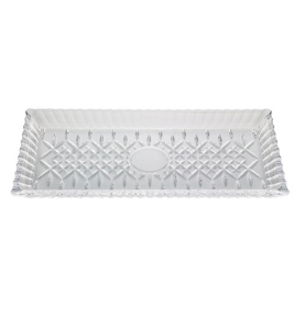 Travessa cristal lys 34x17x3cm transparente Wolff