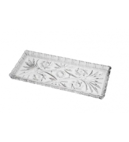 Travessa cristal dragon 34x15x2.5cm transparente Lyor