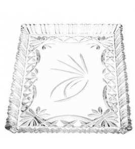 Travessa cristal Janine 29.5x19.5cm transparente Lyor