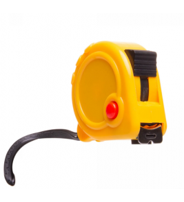 Trena métrica 5mx19mm amarela com trava Lyor 