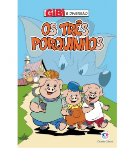 Livro/gibi os três porquinhos 16 paginas Ciranda Cultural 