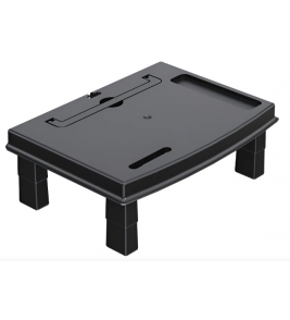 Suporte para monitor/notebook de mesa ergodesk preto Reliza