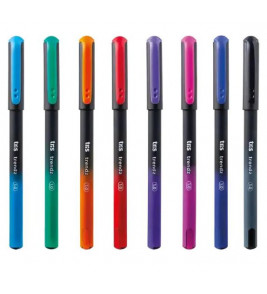 Caneta esferográfica trendz 1.0mm cores Tris