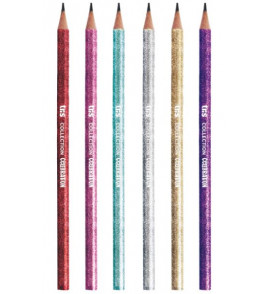 Lápis de escrever celebration glitter cores Tris