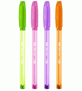 Caneta esferográfica slide trio cores 1.0mm Tris