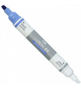 Marcador de texto lumini ex azul pastel apagável Cis