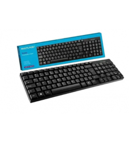 Teclado usb tc193 resistente a água preto Multilaser/Multi
