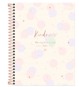 Caderno espiral capa dura 10 matérias 160 folhas soho diversos colegial Tilibra