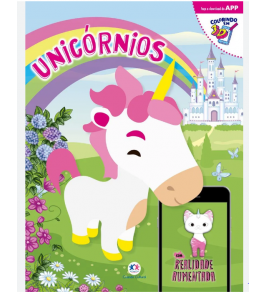  Livro para colorir 3d unicórnios Ciranda Cultural 