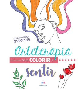 Livro arteterapia para colorir e sentir Ciranda Cultural