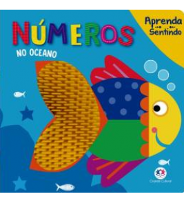 Livro para tocar e sentir números no oceano Ciranda Cultural