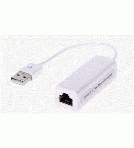 Cabo conversor hub usb m / rj45 f branco Letron