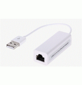 Cabo conversor hub usb m / rj45 f branco Letron