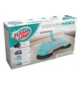 Vassoura magica 360 graus com pano microfibra Flash Limp