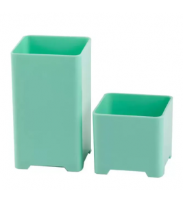 Porta caneta clips kit com 2 verde pastel Maxcril/Waleu