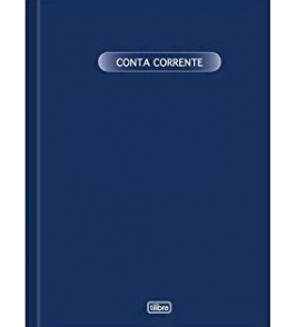 Livro conta corrente pequeno 50 folhas Tilibra