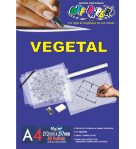 Papel a4 vegetal 90g 210x297mm