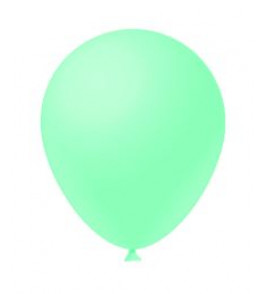 Balão liso 8 verde claro com 50 unidades Fest Ball