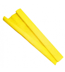 Papel crepom amarelo ouro 48cmx2m Diversos