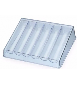 Porta moedas acrílico cristal Maxcril/Waleu