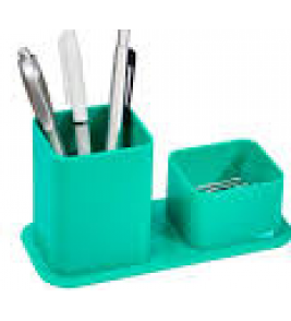 Porta caneta clips 3030 t verde Dello