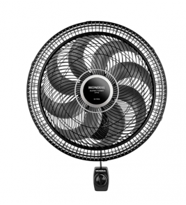 Ventilador parede 40cm 8 pá preto 220v 140w Mondial
