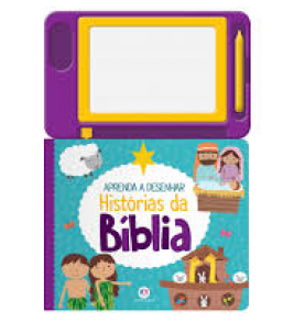 Livro com atividade lousa histórias da bíblia Ciranda Cultural