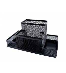 Porta caneta clips lembrete aramado preto Kit
