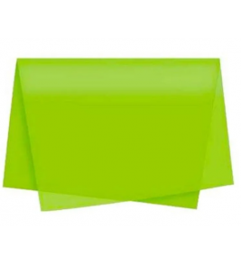Papel seda verde limão 48x60cm Diversos