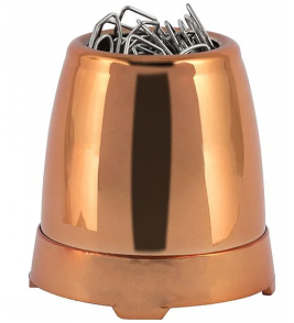 Porta clips metalizado cobre Maxcril/Waleu 